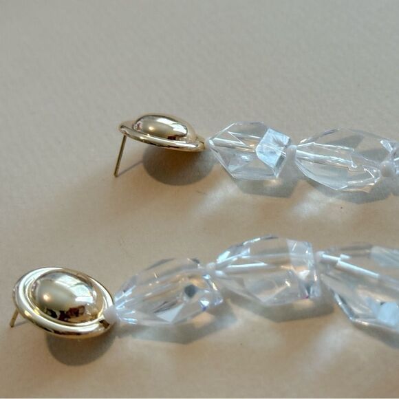 Crystal drop earrings M1003 - Picture 3 of 4